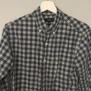 J Crew Checked Button Down